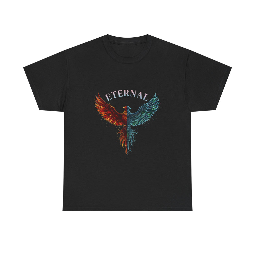 Eternal Phoenix Tee | Fire and Ice Bird Graphic Tee